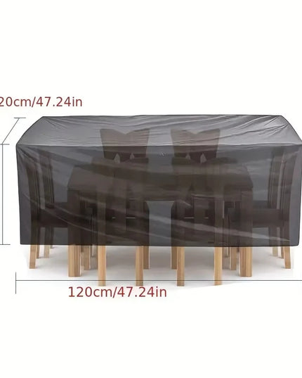 Terrace Patio Furniture Cover Waterproof 210d Furniture Cover, Suitable For Outdoor Sofa Set