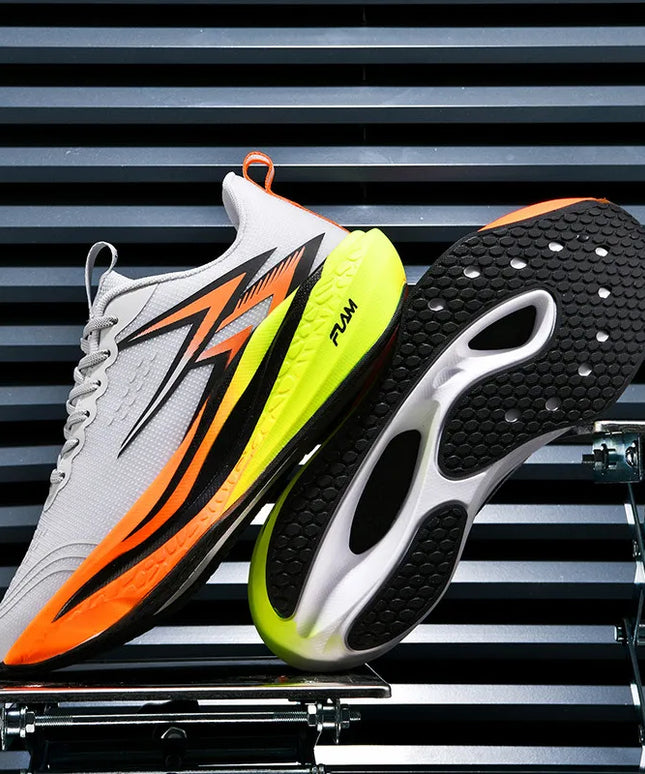 Running Shoes Speciality Marathon Men Sports Breathable Lightweight Carbon Board Women's Comfortable Athletic Nonskid Sneakers