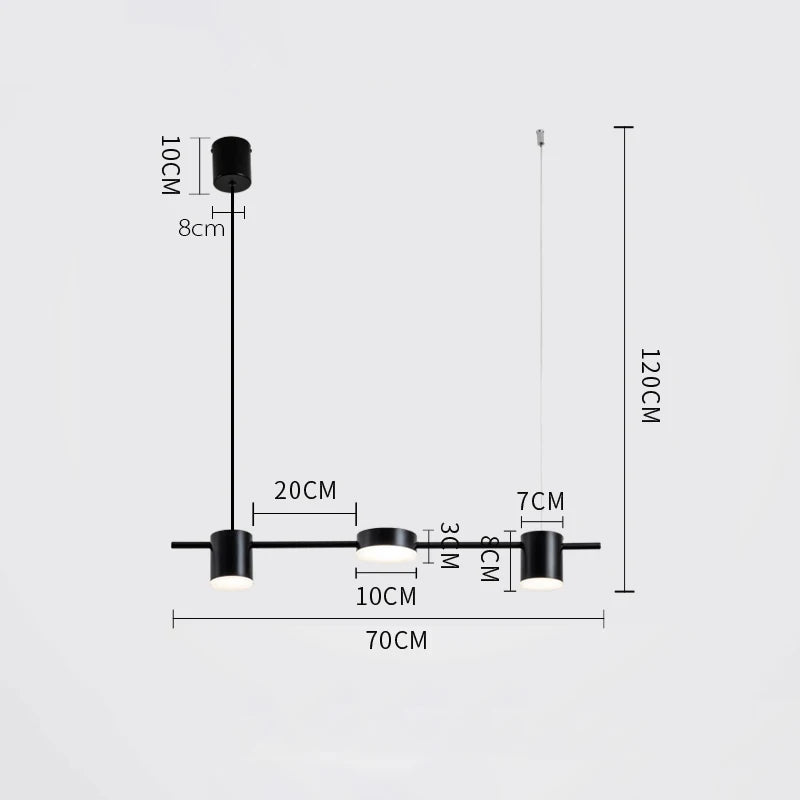 Modern LED Ceiling Chandelier Indoor Lighting Dining Table Chandelier Pendant Hanging Light Living Room Decoration Kitchen Lamp