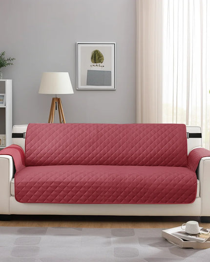 Sofa Covers Waterproof Sofa Slipcovers 1/2/3/4 Seater Non Slip Cover for Kids Pets Washable Sofa Protector with Elastic Strap