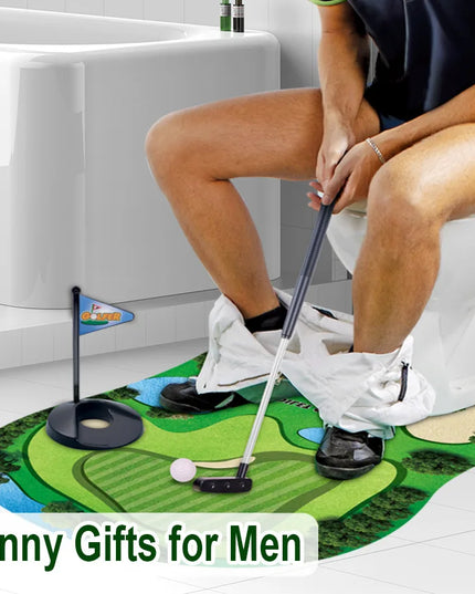 A Set of Five Toilet Golf Balls, A Fun and Leisure Golf Ball Set for The Toilet, Perfect As A Gift for Dad or Boyfriend.