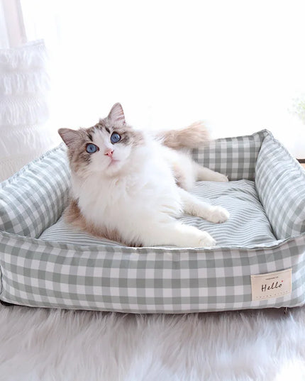 Bed For Dog Cats Puppy House Kennel For Indoor Dogs Small Medium Cat Pet Sofa Sleeping Bed Furniture Pet Supplies Accessories