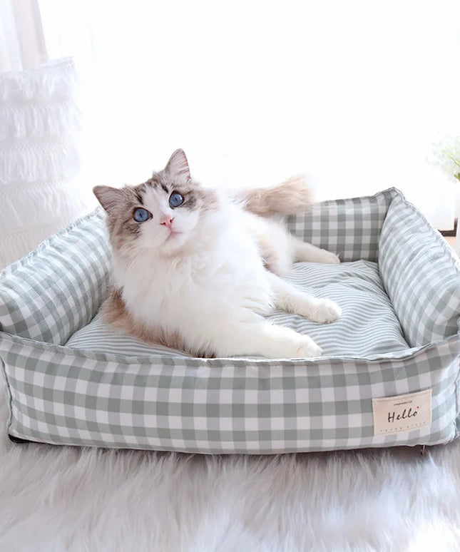 Bed For Dog Cats Puppy House Kennel For Indoor Dogs Small Medium Cat Pet Sofa Sleeping Bed Furniture Pet Supplies Accessories