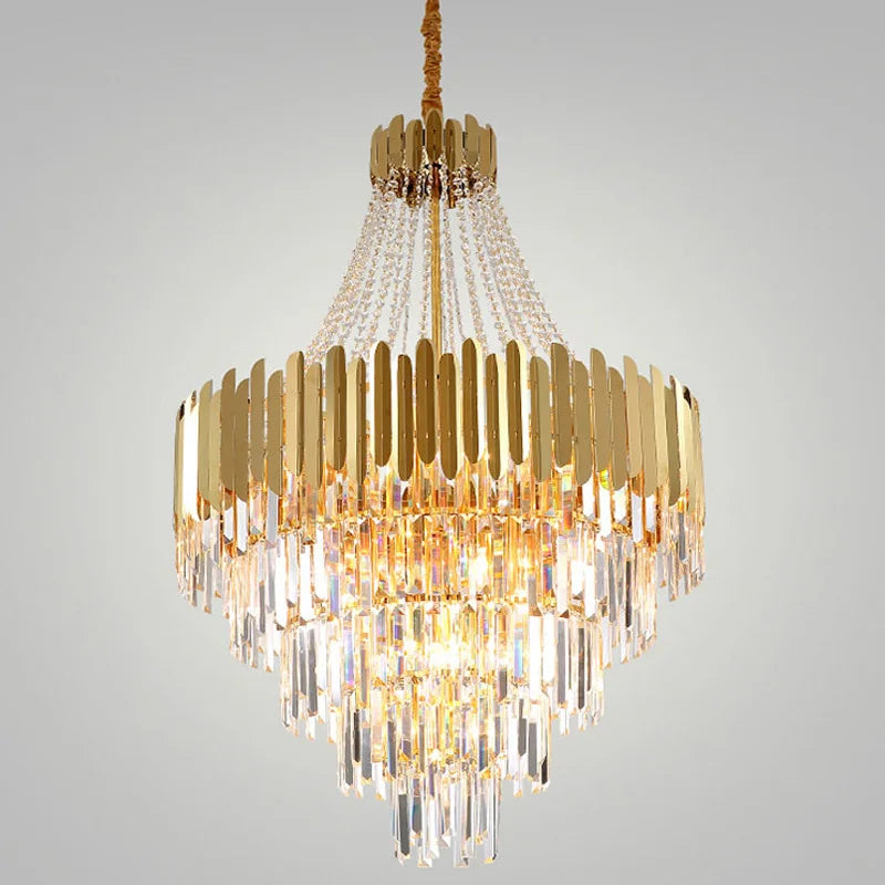 Modern Chandeliers for Living Room Chandelier Luxury Crystal Chandelier Ceiling Lights Lustre Salon Loft Pendant Lighting Lamps
