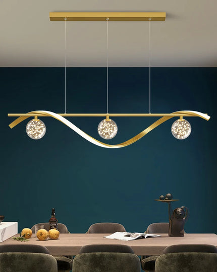 New Modern Led Chandelier For Living Room Dining Room Kitchen Ceiling Pendant Lights Nordic Minimalist Dining Tables Lamps