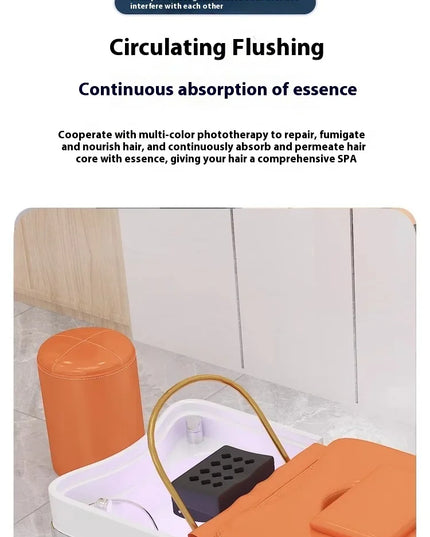 Ergonomic Lounge Shampoo Bed Portable Nordic Fashion Modern Hair Shampoo Bed Comfortable Trendy Cadeira De Barbearia Furniture