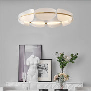 Modern leaf chandelier luxury designer Acrylic ring light Dining Room Home Bedroom Kitchen Hanging Lights Decor sofa living room