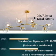 Modern LED Chandelier Lighting for Dining Living Room Decoration Lights Nordic Chandeliers Indoor Lighting Hanging Light Fixture