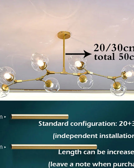 Modern LED Chandelier Lighting for Dining Living Room Decoration Lights Nordic Chandeliers Indoor Lighting Hanging Light Fixture