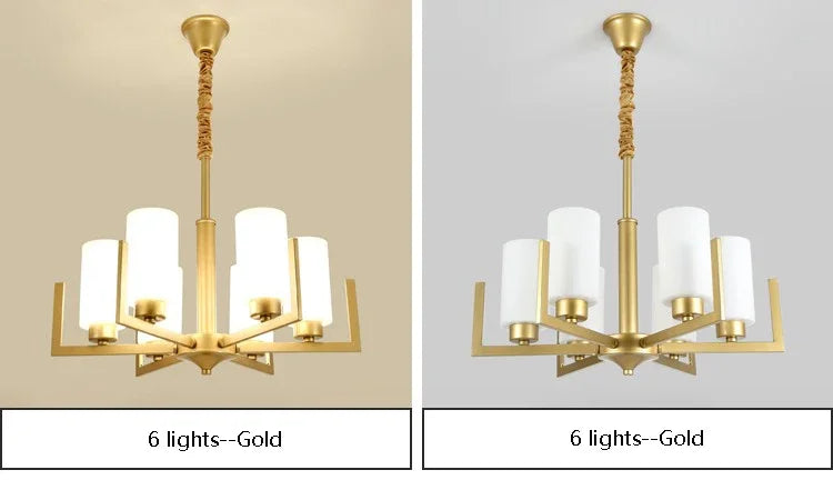 Modern Modern Led Chandelier Nordic Living Room Lamp Retro Simple Dining Room Decoration Iron Art LED Hanging Lamps Pendant Ligh