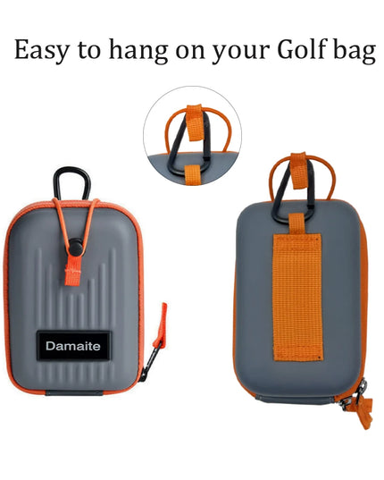 Golf Bag Golf Rangefinder Organizer Portable Golf PU Laser Rangefinder Pouch Instrument Shockproof Golf Portable Waist Packs