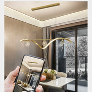 Modern LED Chandelier for Living Room Dining Room Glass Ball Kitchen Lamp Home Decor Lighting Novelty Nordic LED Hanging Lights