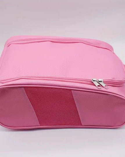 Portable Golf Shoe Bag Oxford Cloth Shoe Carrier Bags Breathable Lightweight Golf Handbag Dustproof Football Tennis Shoe Bag