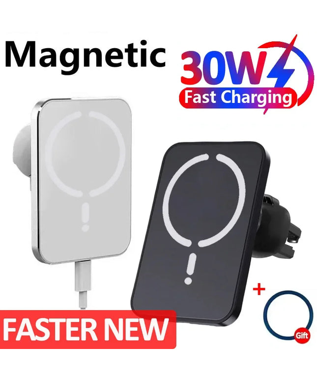 Magnetic Car Wireless Charger For Magsafe iPhone 12 13 14 15 16 Pro Max Air Vent Car Phone Holder Stand Fast Car Charging