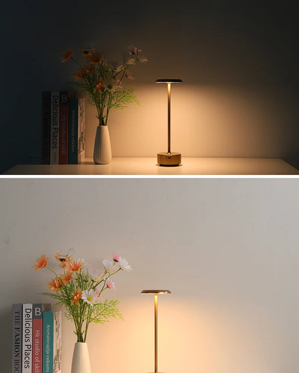 Rechargeable table lamp with warm atmosphere Bar Cafe Restaurant Modern simple decoration LED night light