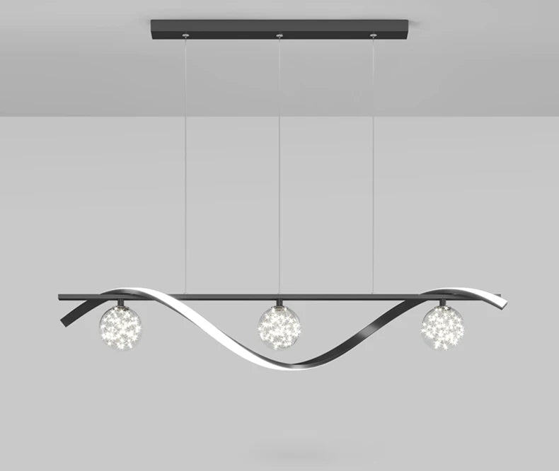 New Modern Led Chandelier For Living Room Dining Room Kitchen Ceiling Pendant Lights Nordic Minimalist Dining Tables Lamps