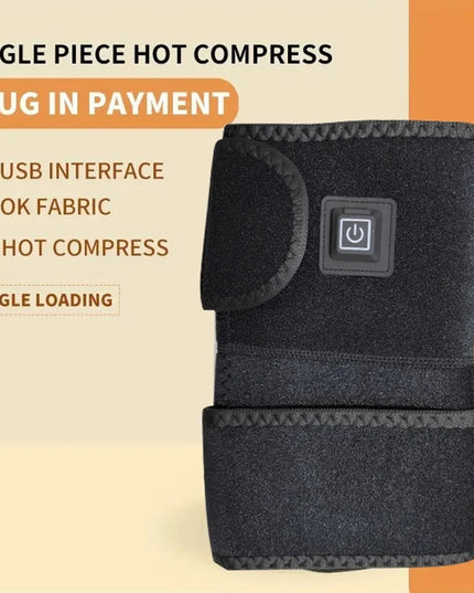 Electric knee heating pad - A USB-powered warming knee strap, suitable for joints, with adjustable heating band, ideal for daily