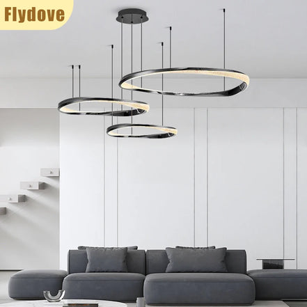 Modern Light Luxury Villa LED Chandelier Italian Art Living Room Hotel Restaurant Kitchen Home Decoration Lighting Fixtures