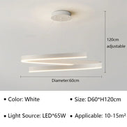 Modern LED spiral chandelier is suitable for living room dining room bedroom study villa home decoration lighting room decoratio