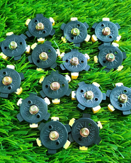 30pcs Soft Golf Shoe Spikes Metal Thread Studs Replacement Fit Golf Spike With Wrench Tool