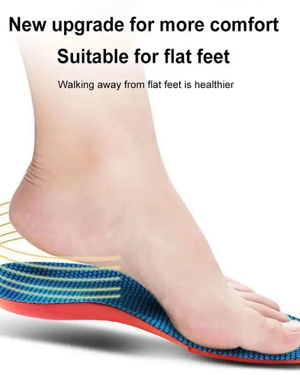 Sport Orthopedic Insoles for Feet Men Women EVA Breathable Shock Absorption Shoes Insole for Running Basketball Sport Care Pads