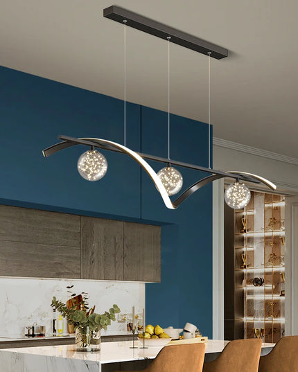 New Modern Led Chandelier For Living Room Dining Room Kitchen Ceiling Pendant Lights Nordic Minimalist Dining Tables Lamps