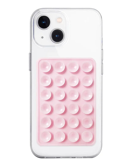 Candy Color Silicone Suction Phone Case Mount Non Slip Suction Cup Phone Stand Silicone Phone Holder For Selfies and Videos