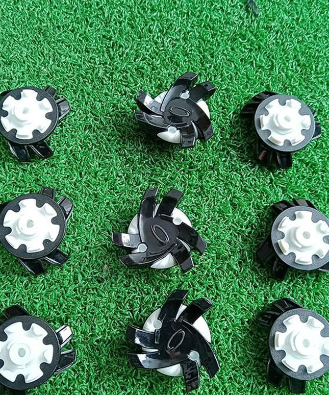 12pcs Golf Shoe Spikes Anti Slip Golf Shoe Cleat Stinger Screw Replacement Thread Spikes Cleats Golf Boots Golf Shoe Accessories