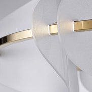 Modern leaf chandelier luxury designer Acrylic ring light Dining Room Home Bedroom Kitchen Hanging Lights Decor sofa living room