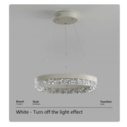 Modern LED Chandelier For Living Room Dining Room Bedroom Study Ring Ceiling Pendant Lamp Lustre Room Decorative Lighting Lamp