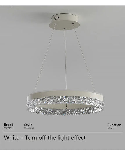 Modern LED Chandelier For Living Room Dining Room Bedroom Study Ring Ceiling Pendant Lamp Lustre Room Decorative Lighting Lamp