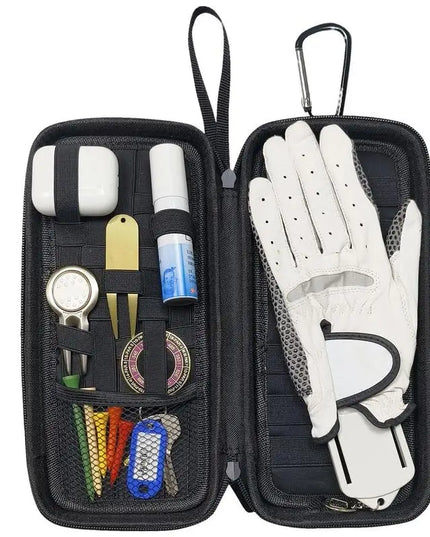 Protective Golf Accessories Case Bag Portable Golf Gloves Holder Large Capacity Golf Gloves Organizer Golf Caddy Organizer For