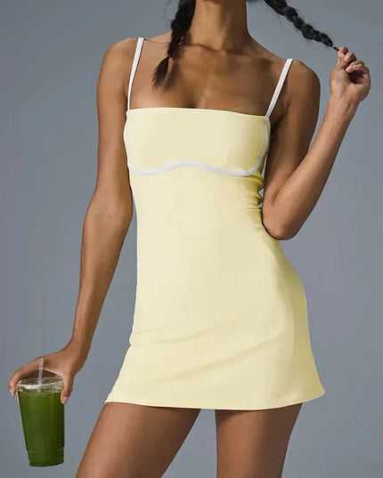 Tennis Clothing for Women Golf Dress Yoga Set with Shorts Badminton Activewear