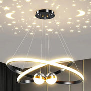 Modern led dining room chandeliers simple ring chandelier living bedroom Lights home indoor lighting decorative Pendant Lamps