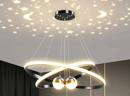 Modern led dining room chandeliers simple ring chandelier living bedroom Lights home indoor lighting decorative Pendant Lamps