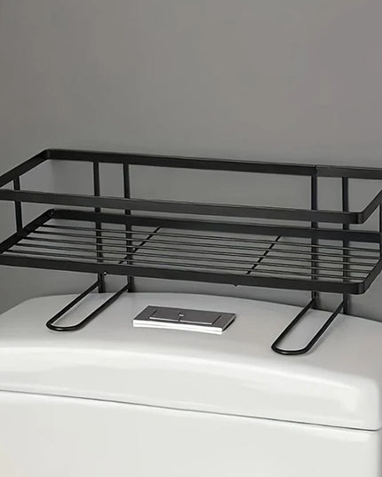 Space Saver Over Toilet Shelf, No Drill Bathroom Organizer for Towels & Toiletries,Maximizes Vertical Storage in Small Bathrooms