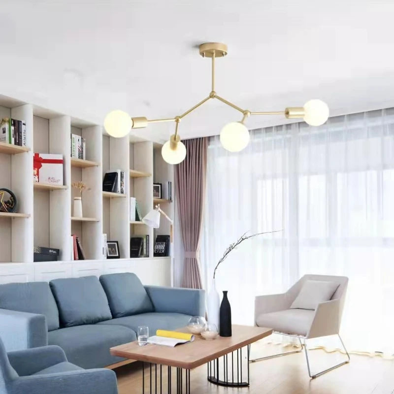 Modern Loft LED Chandelier Light Tree Branch Chandelier Lamp Decorative Chandelies Ceiling Hanglight for Kitchen Living Room