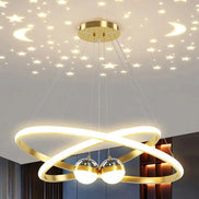 Modern led dining room chandeliers simple ring chandelier living bedroom Lights home indoor lighting decorative Pendant Lamps