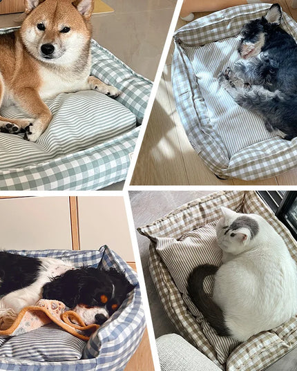 Bed For Dog Cats Puppy House Kennel For Indoor Dogs Small Medium Cat Pet Sofa Sleeping Bed Furniture Pet Supplies Accessories
