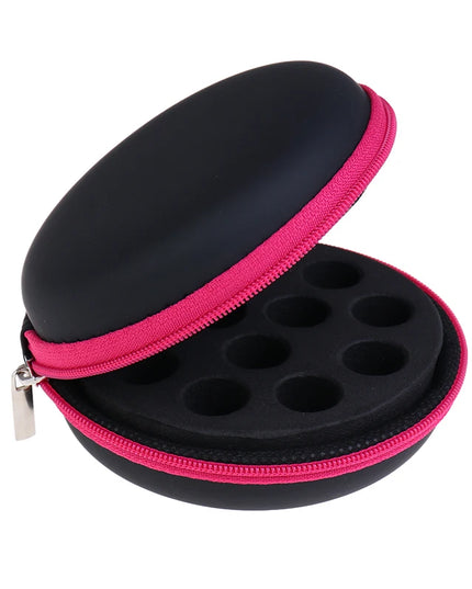 12 Bottles1ml 2ml  Round Essential Oil Storage Bag Essential Oil Organizer Case