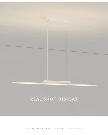 Modern LED Chandelier for Dining Room Kitchen Bar Living Bedroom Ceiling Pendant Lamp Black Simple Design Chandelier Light