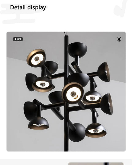 Postmodern chandelier Restaurant Creative danish designer light  Living Room Simple LED Indoor bedroom aesthetic lights
