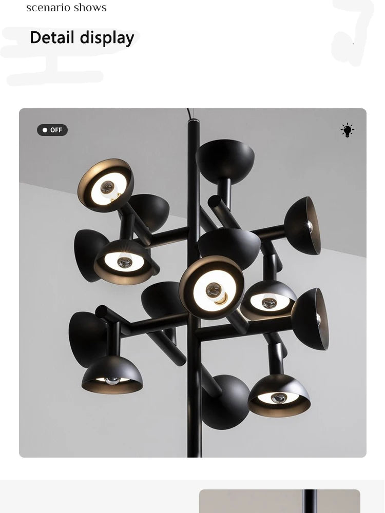 Postmodern chandelier Restaurant Creative danish designer light  Living Room Simple LED Indoor bedroom aesthetic lights