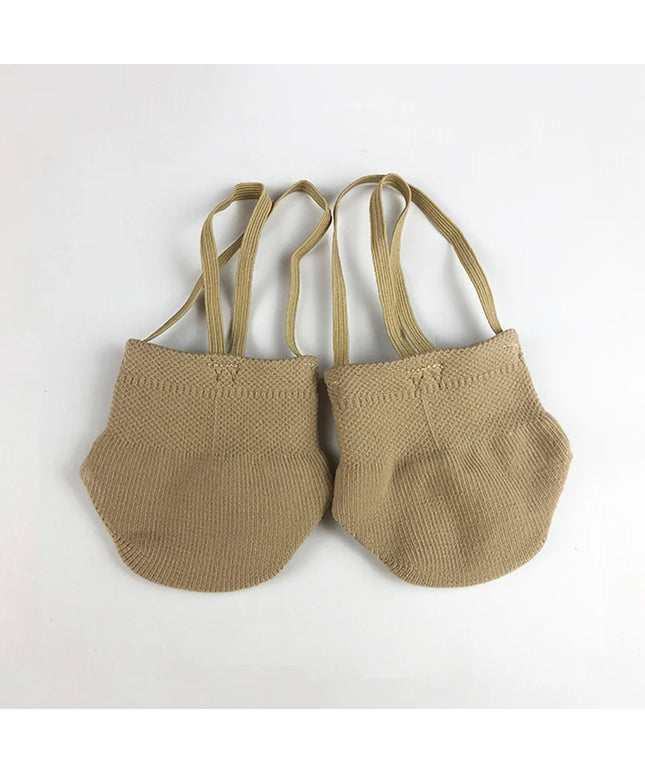 Professional Rhythmic Gymnastic Shoes, Dance Shose, Half Socks, Knitted Soft Sole, Anti Slip, Competition Sole Shoes