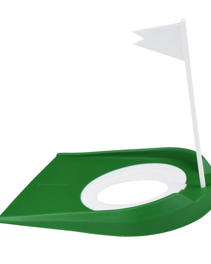 Indoor Golf Putting Trainer With Hole Flag Putter Green Practice Aid Home Yard Outdoor Training Aid Adjustable Hole