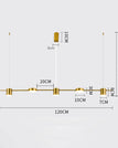 5 Heads Gold / Switch Control / 110V|Cool Light|China Mainland