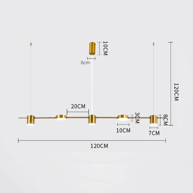 Modern LED Ceiling Chandelier Indoor Lighting Dining Table Chandelier Pendant Hanging Light Living Room Decoration Kitchen Lamp