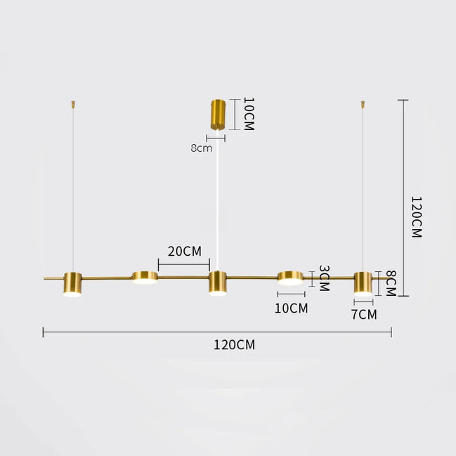 Modern LED Ceiling Chandelier Indoor Lighting Dining Table Chandelier Pendant Hanging Light Living Room Decoration Kitchen Lamp