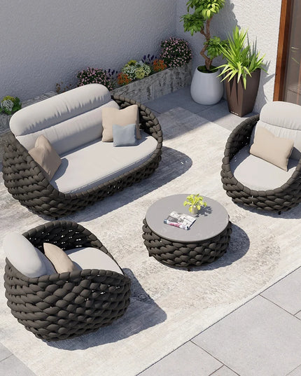 Outdoor Furniture Terrassenmobel Set Sof Exterior Jardn Salon De Jardin Exterieur Patio Furniture Set Garden Sofas