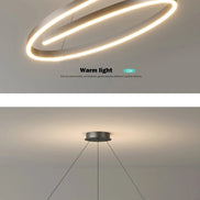 Modern LED spiral chandelier is suitable for living room dining room bedroom study villa home decoration lighting room decoratio